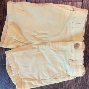18-24 Month Janie and Jack Yellow Shorts